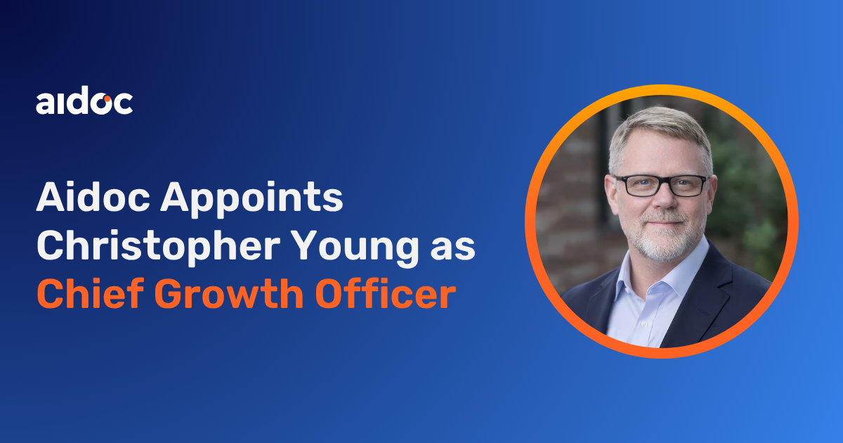 Aidoc Appoints Christopher Young as Chief Growth Officer to Accelerate Global Expansion and Enterprise AI Strategy