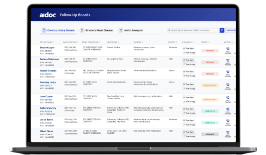 Aidoc Patient Follow up Management