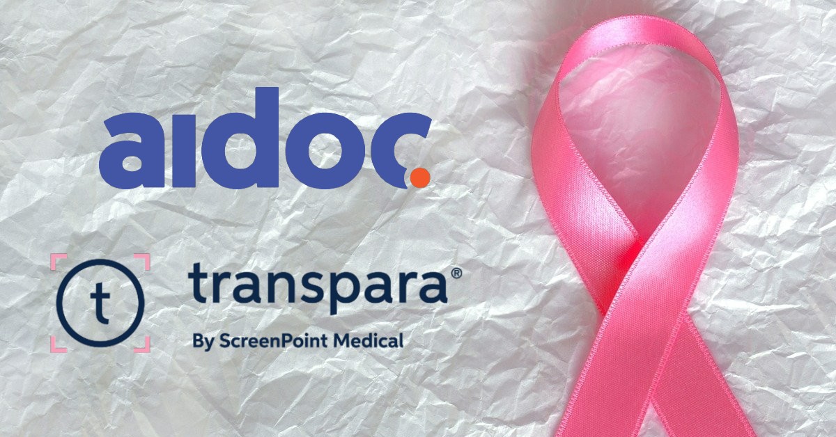 Aidoc partnership with transpara