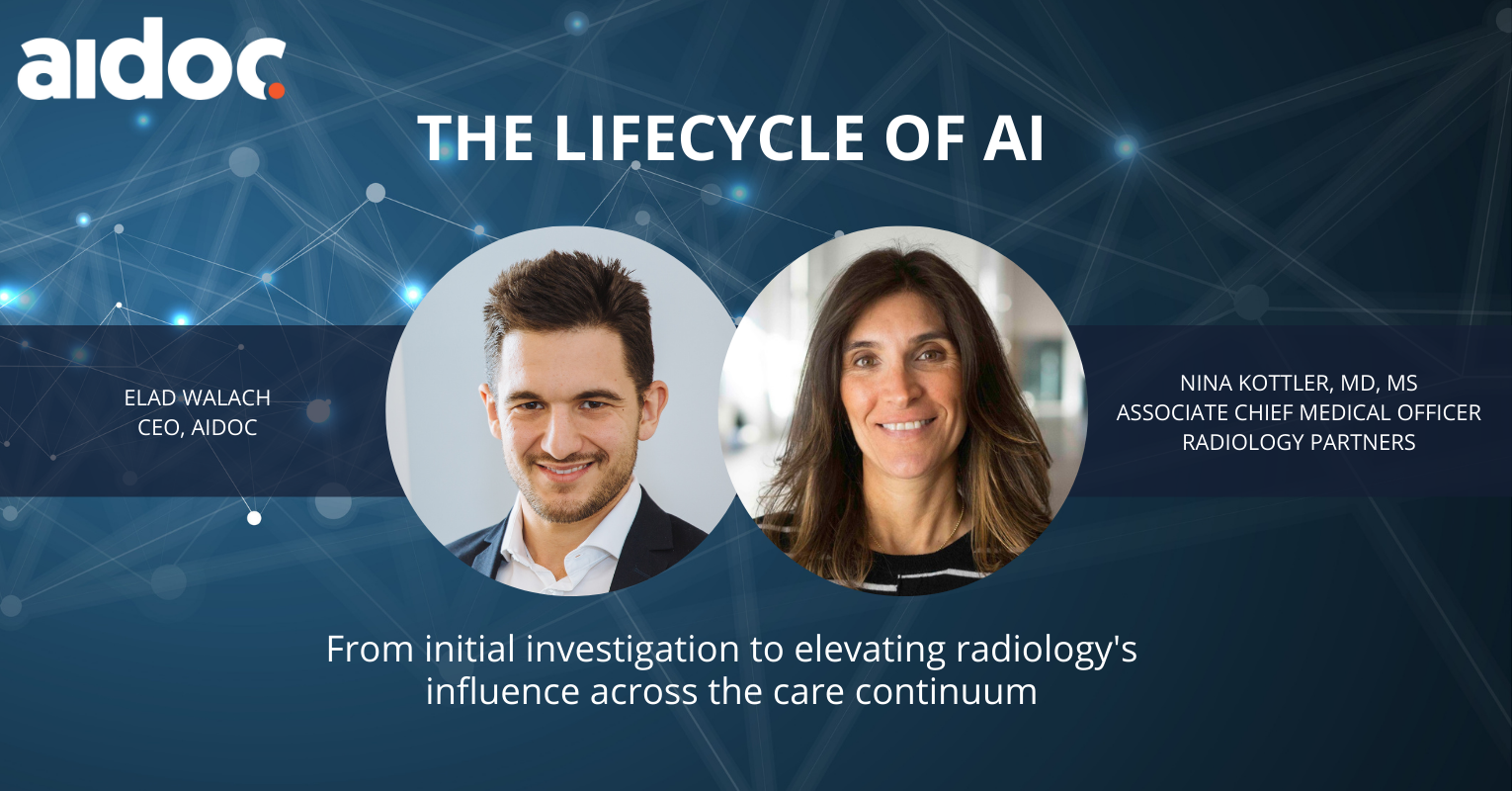 The Lifecycle of AI webinar with Elad Walach and Nina Kottler