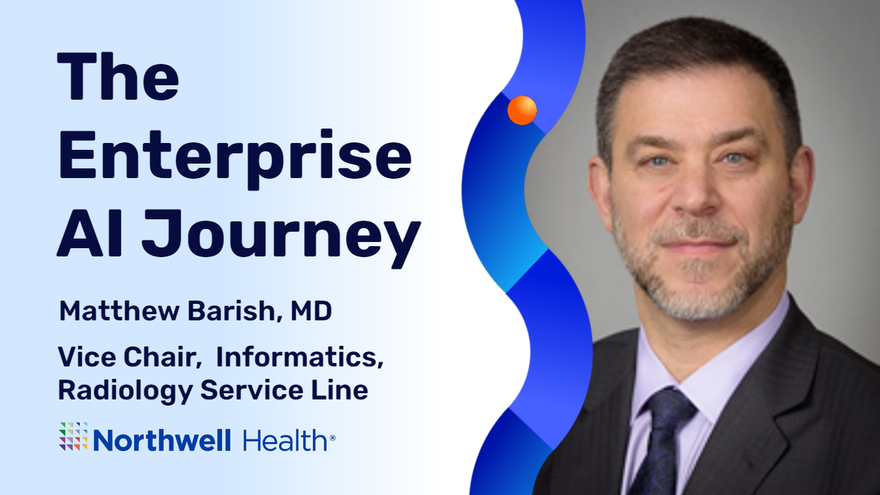 Dr. Matthew Barish Headshot and Northwell Health logo