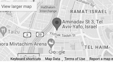 Map location of Tel Aviv office