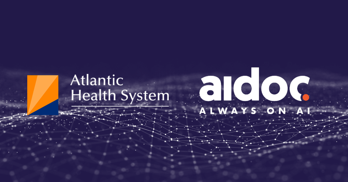 Aidoc partnership with Atlantic Health System