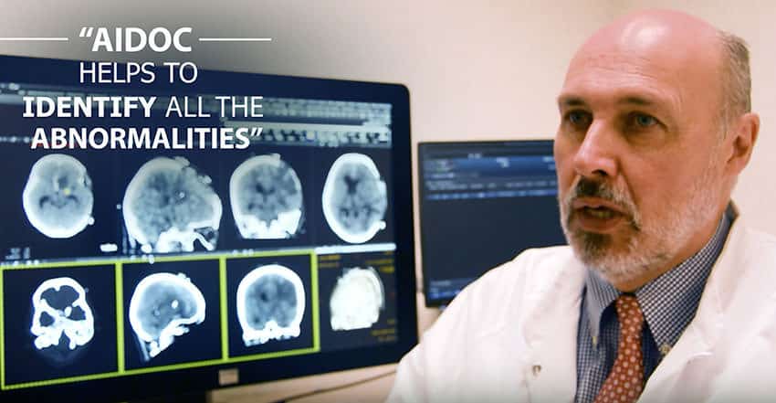 Dr Parizel uses AI in radiology